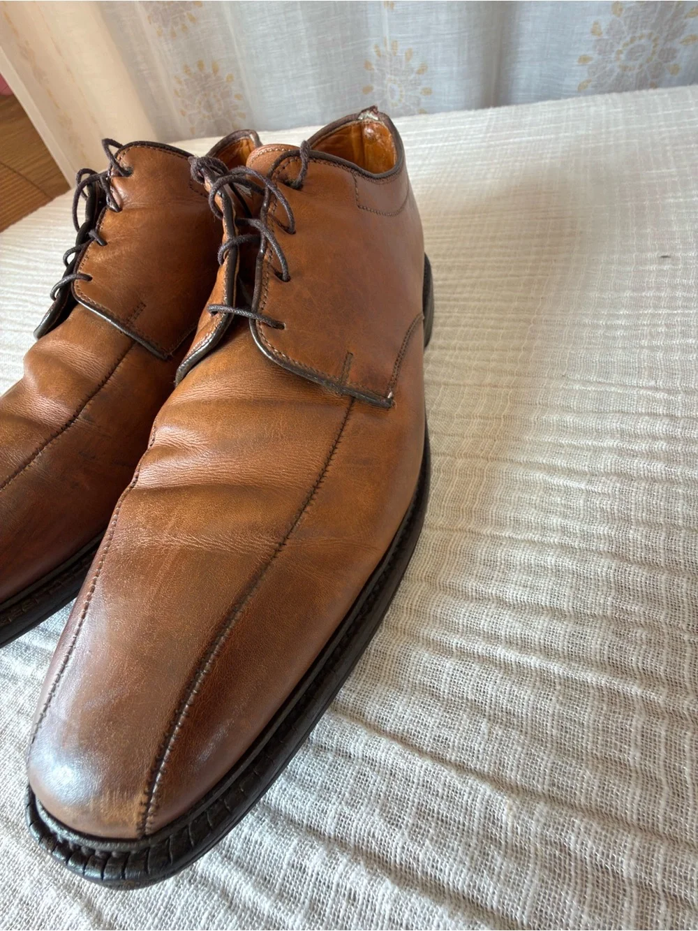 👞💼 Allen Edmonds Brown Leather Derby Shoes | Men's Size 10.5 D 🌟